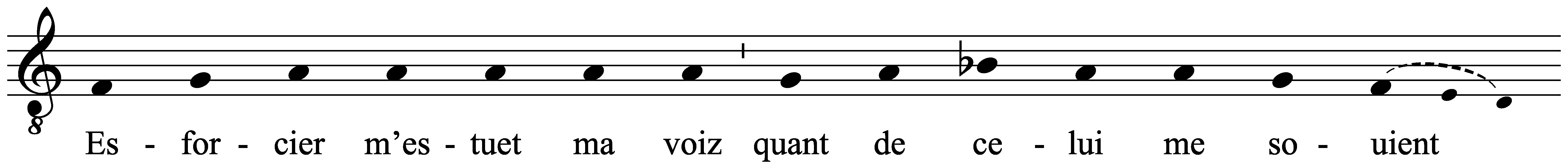 Work musical notation
